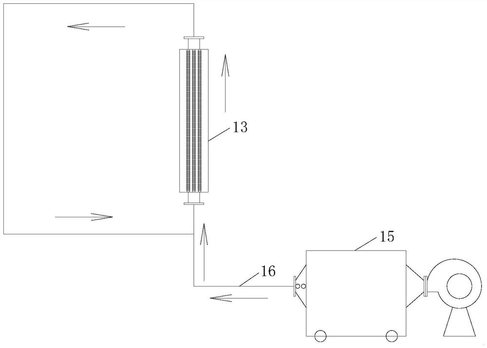 Oil-air cooler cleanliness processing system and oil-air cooler cleaning method