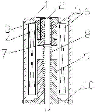 Electromagnet with buffer structure