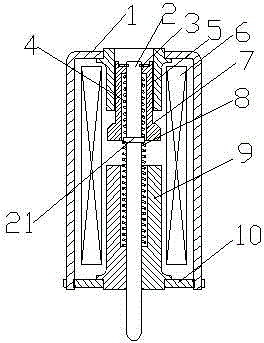 Electromagnet with buffer structure