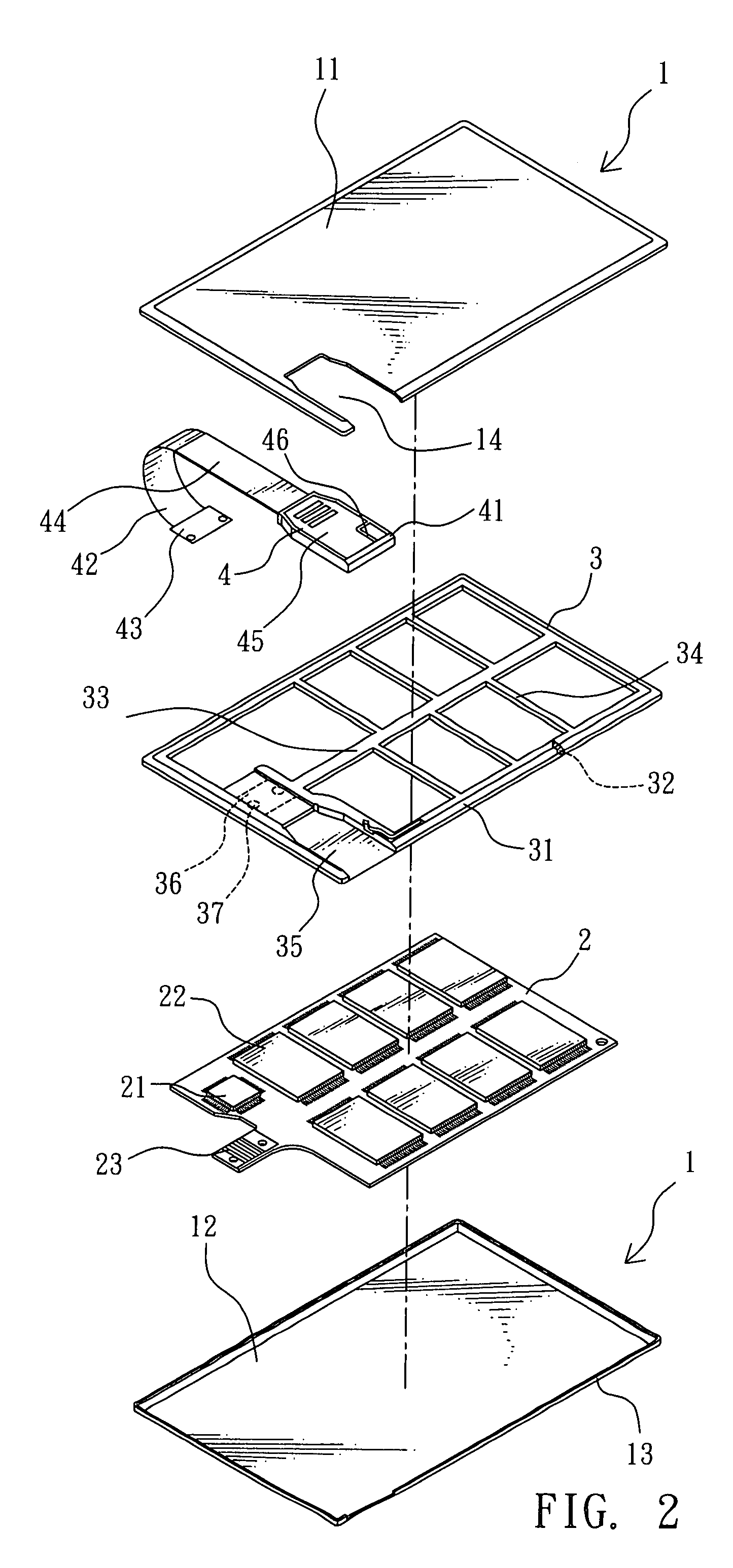 Business card sized storage device