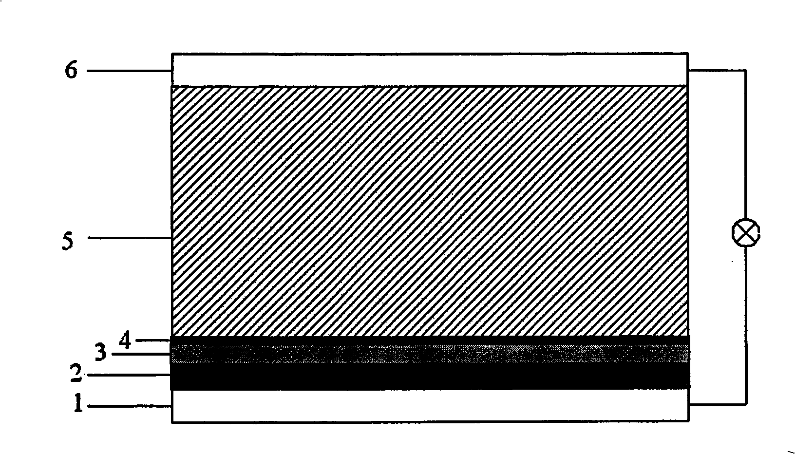 Light anode for dye sensitization solar battery and preparation method thereof