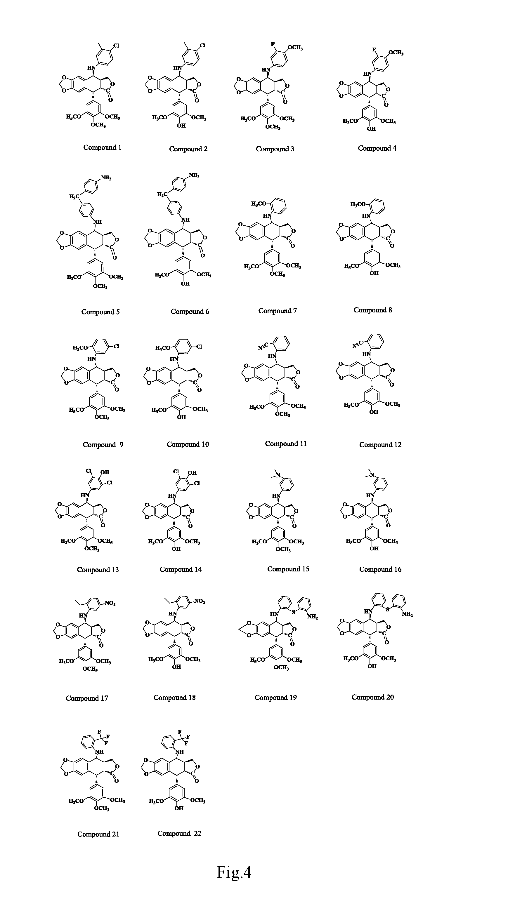 Anilino podophyllin derivative having antitumor activity, method for preparation thereof, and use thereof