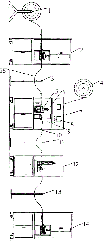 Full-automatic copper tape welding equipment based on silver contacts