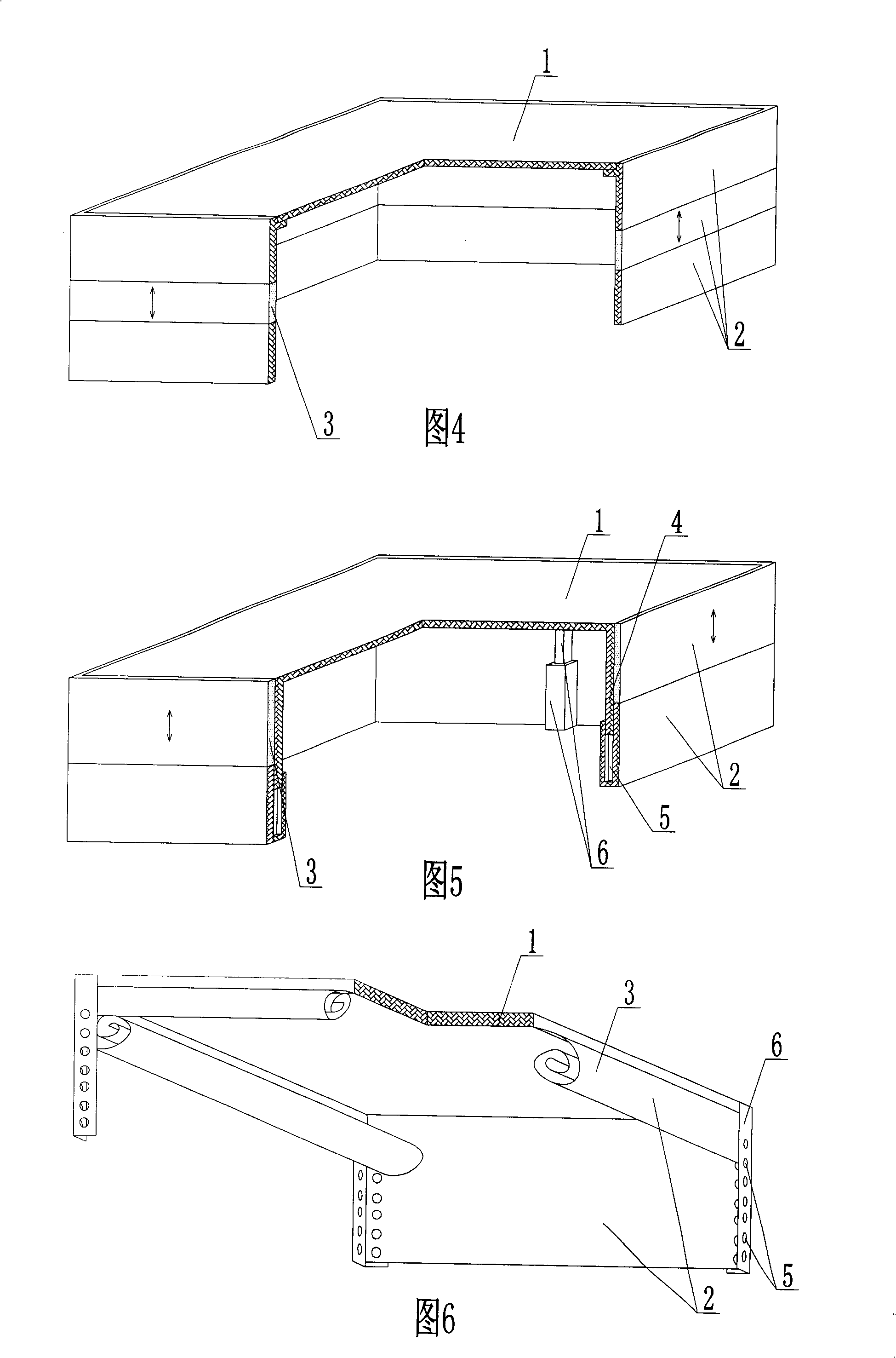 Opening box for concrete structure