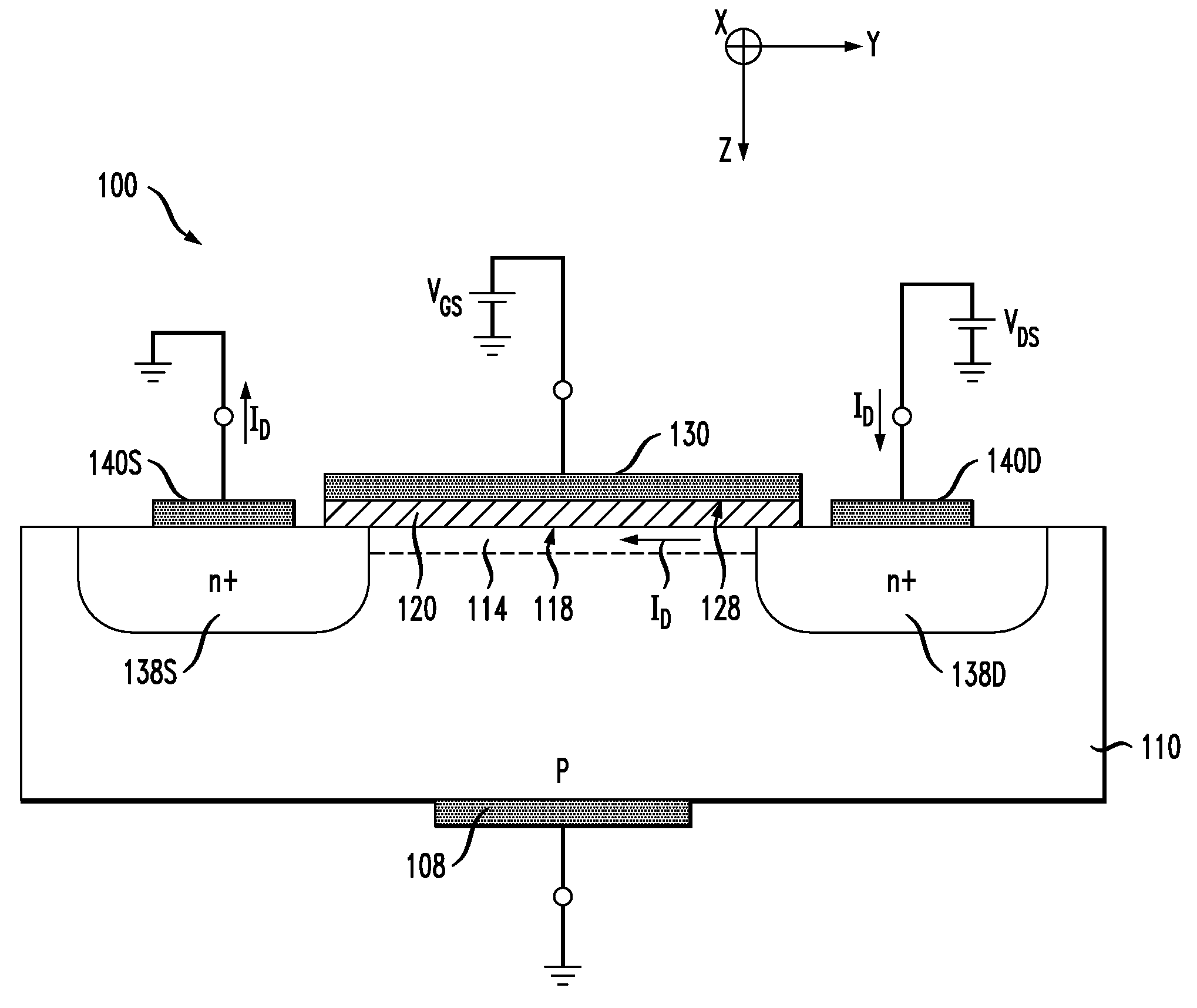 Surface-plasmon detector based on a field-effect transistor