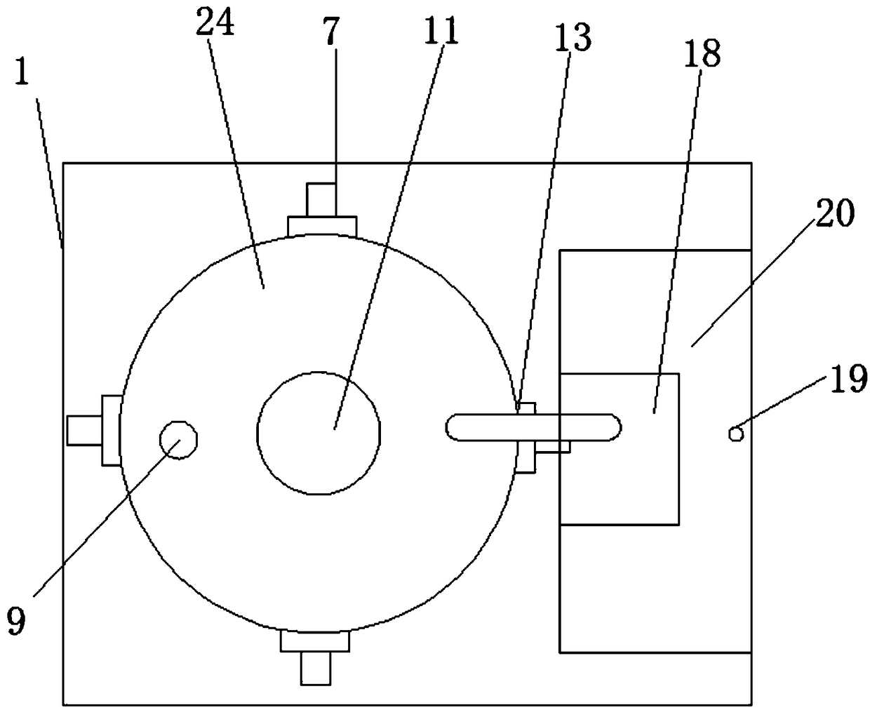 Conveniently temperature-adjustable reaction device for chemical industry production