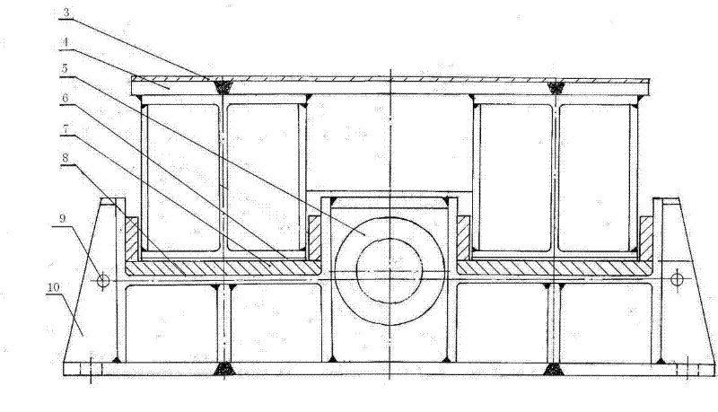 Construction pushing device of steel box beam