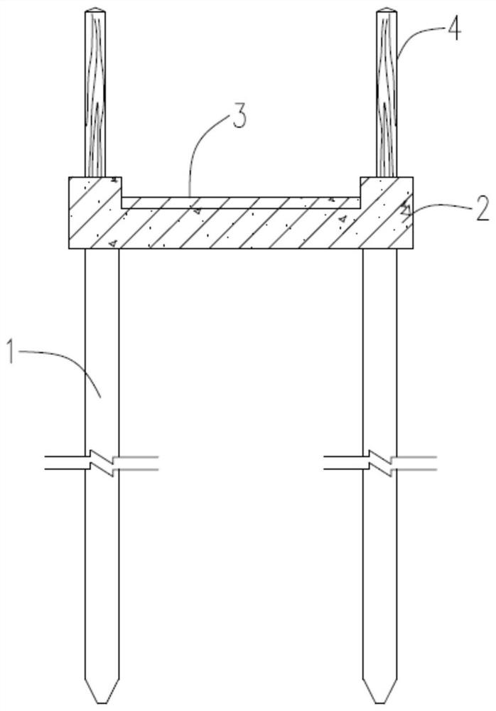 Novel assembly type water plank road structure and construction method thereof