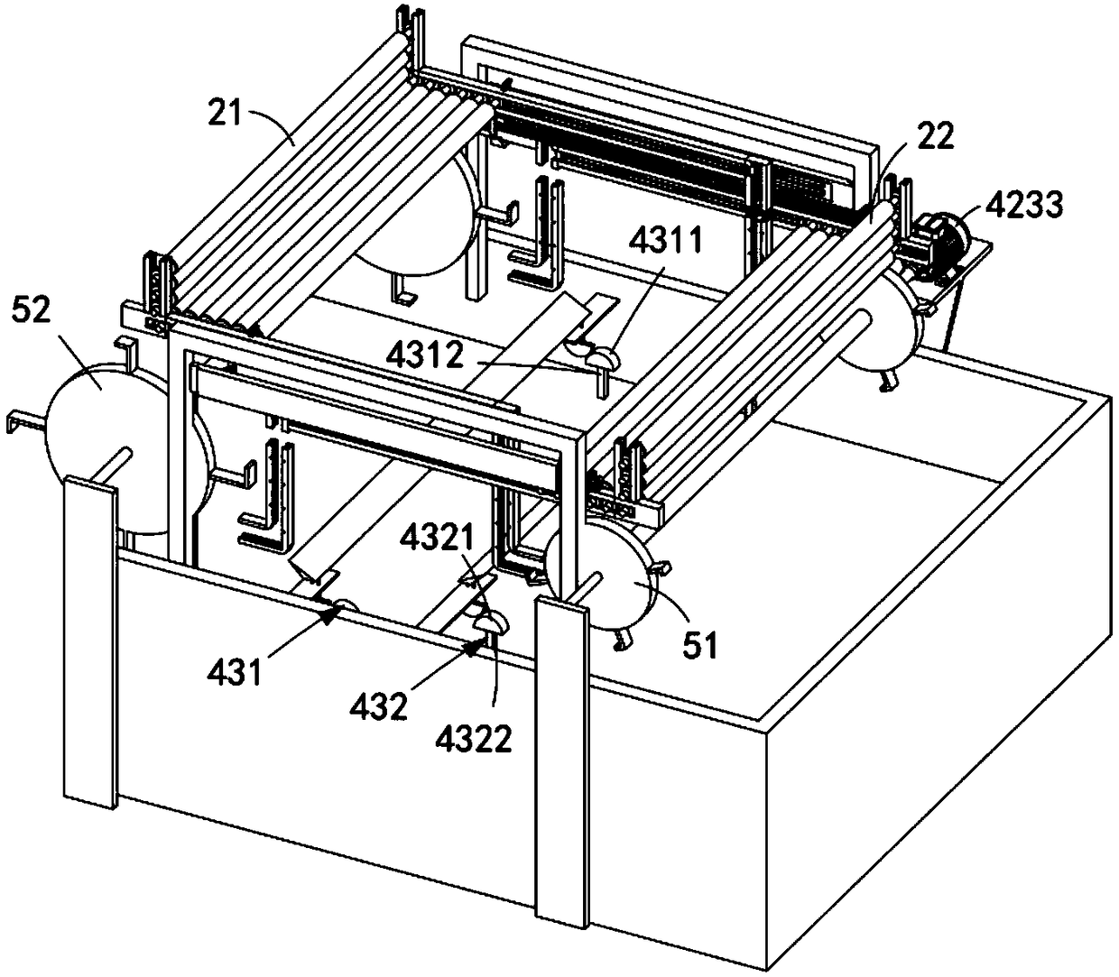 Bean vermicelli cooking device with slitting function