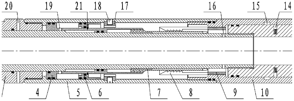 A hydraulic unblocking tubing anchor