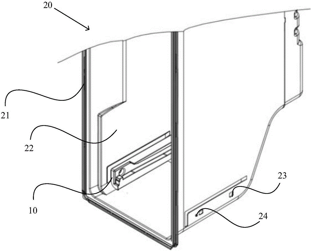 Refrigerator guide rail, refrigerator and installation method of refrigerator guide rail