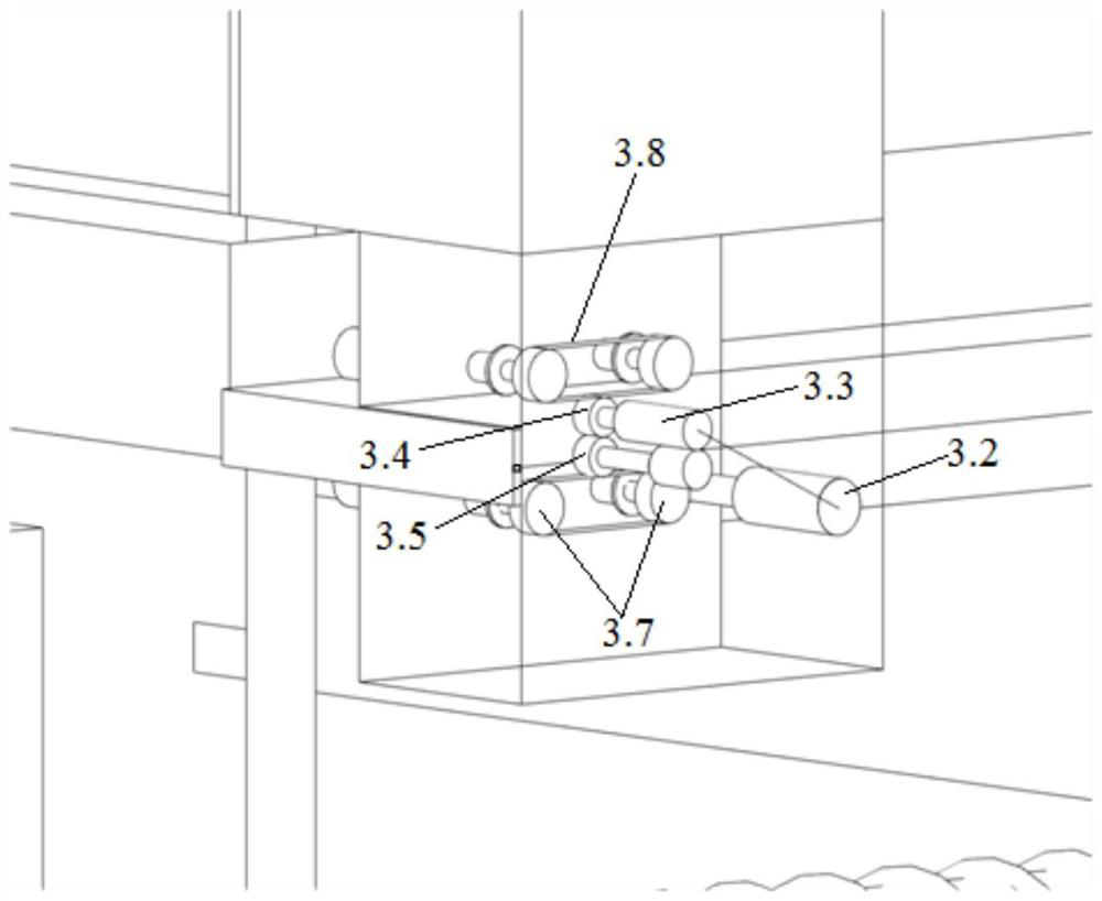 Cooling, cleaning and detachable mounting device and method for building roof photovoltaic power generation panel