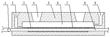 Method for manufacturing bi-metal composite material by pouring two layers of molten metal with cooling speed adjustable