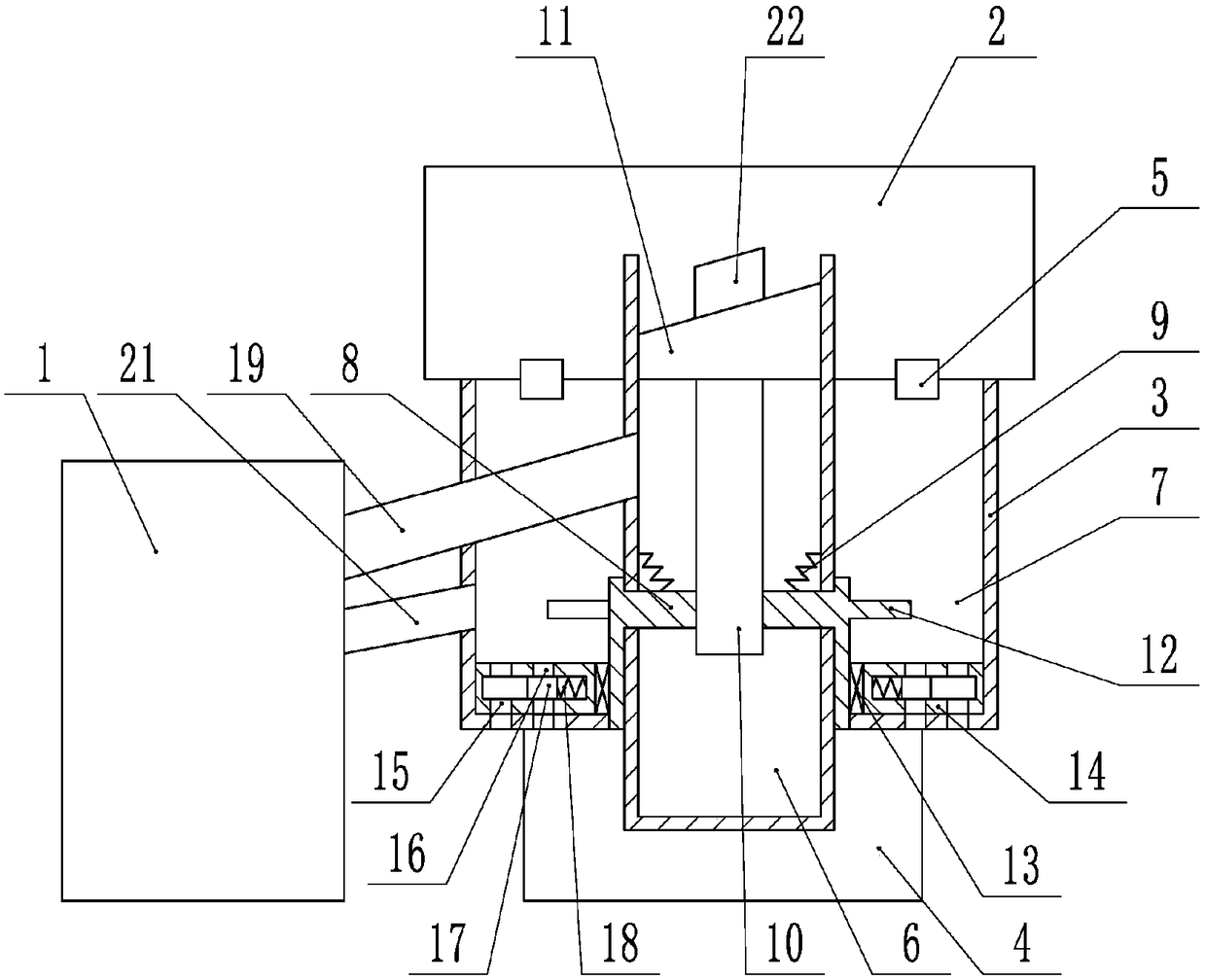 Automobile part quenching device