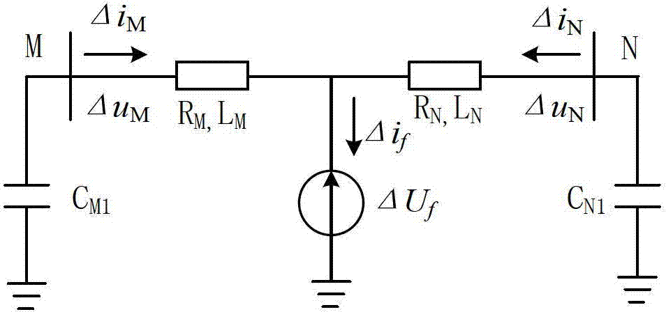 Pilot protection method of VSC-HVDC (Voltage Source Converter-High Voltage Direct Current) power transmission circuit based on shunt capacitance parameter identification