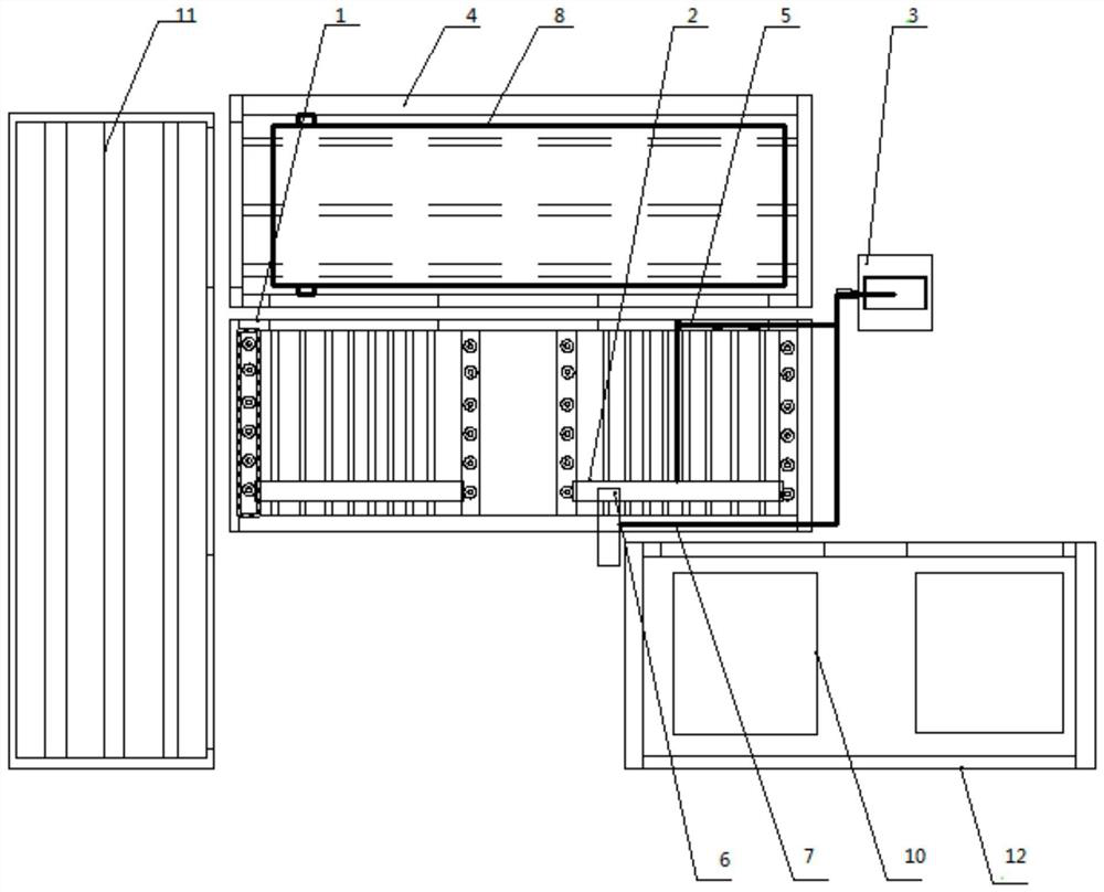 Unpowered loading rack