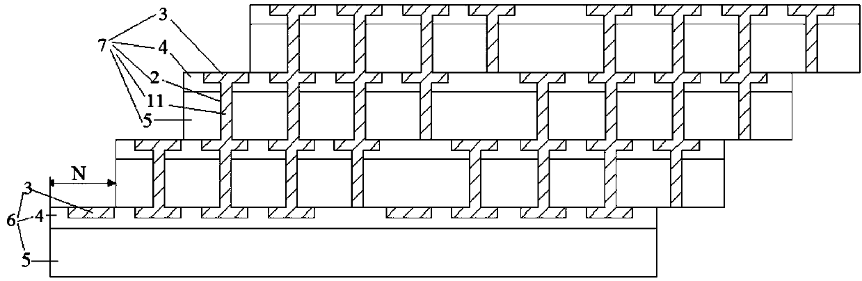 Through-silicon via (TSV) interconnection structure and preparation method thereof