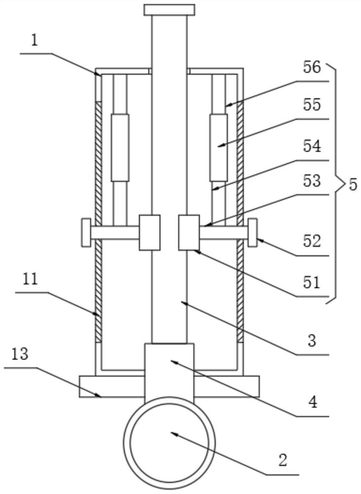 Double-row ultrafiltration membrane assembly convenient to disassemble and assemble