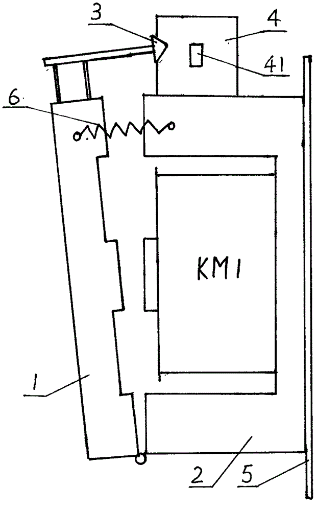 Energy-saving alternating-current contactor with fault clearing lock