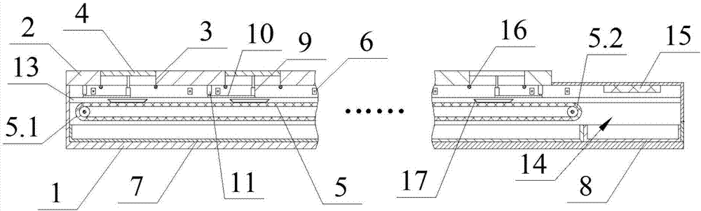 Automatic recovering and cleaning table for standardized tableware for dining rooms and assembling method thereof