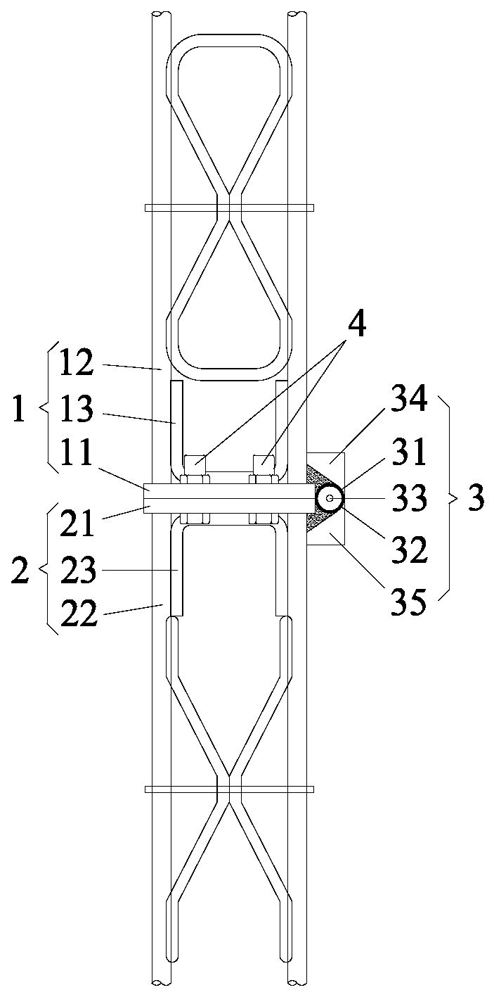 Steel frame based on mechanical full-face excavation of tunnel, and construction method thereof