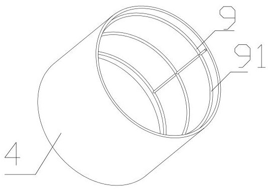 Collecting device suitable for melt-blown cloth production