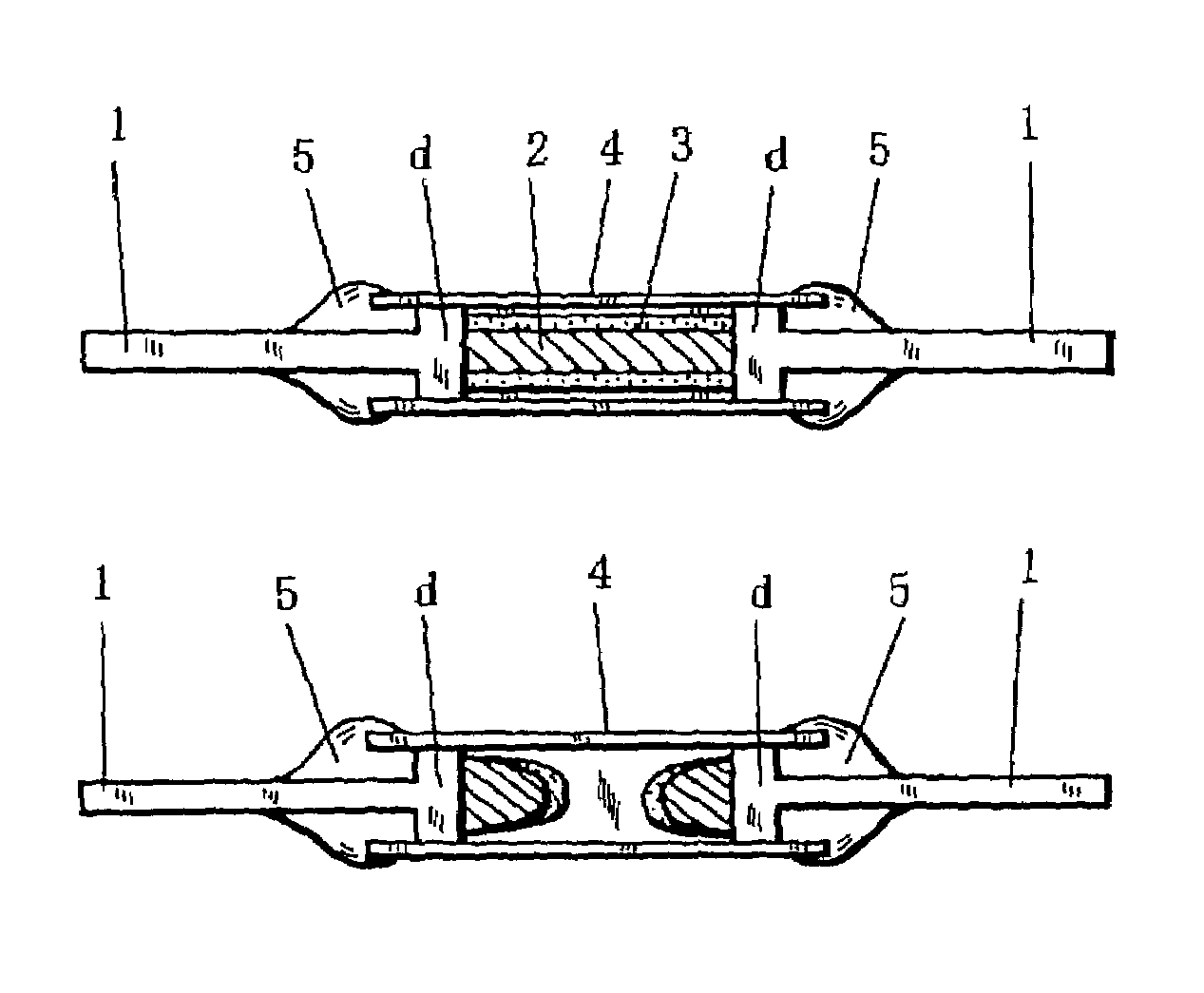 Alloy type thermal fuse and wire member for a thermal fuse element