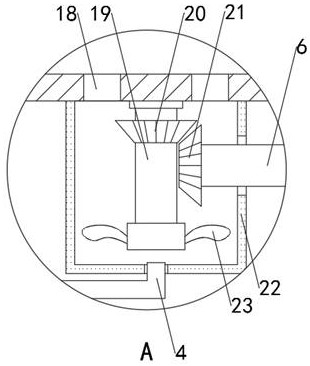 A motor with active cooling function