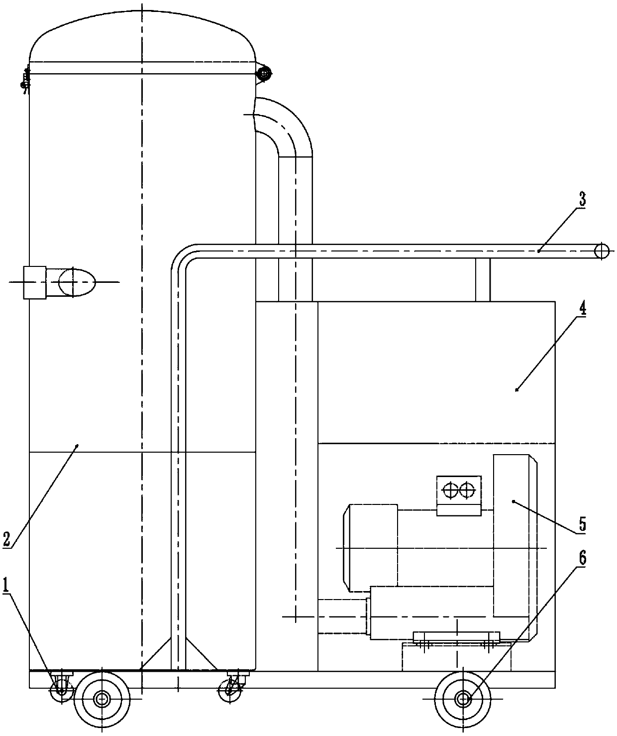 Movable hazardous chemical substance decontamination and dust removal device and applications thereof