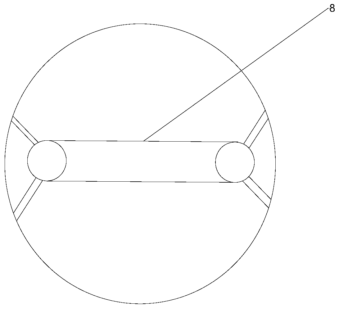 Material mixing and iron removing device