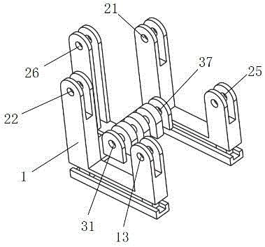 Multi-unit-linear-driven loading robot with three planar ranges of motion