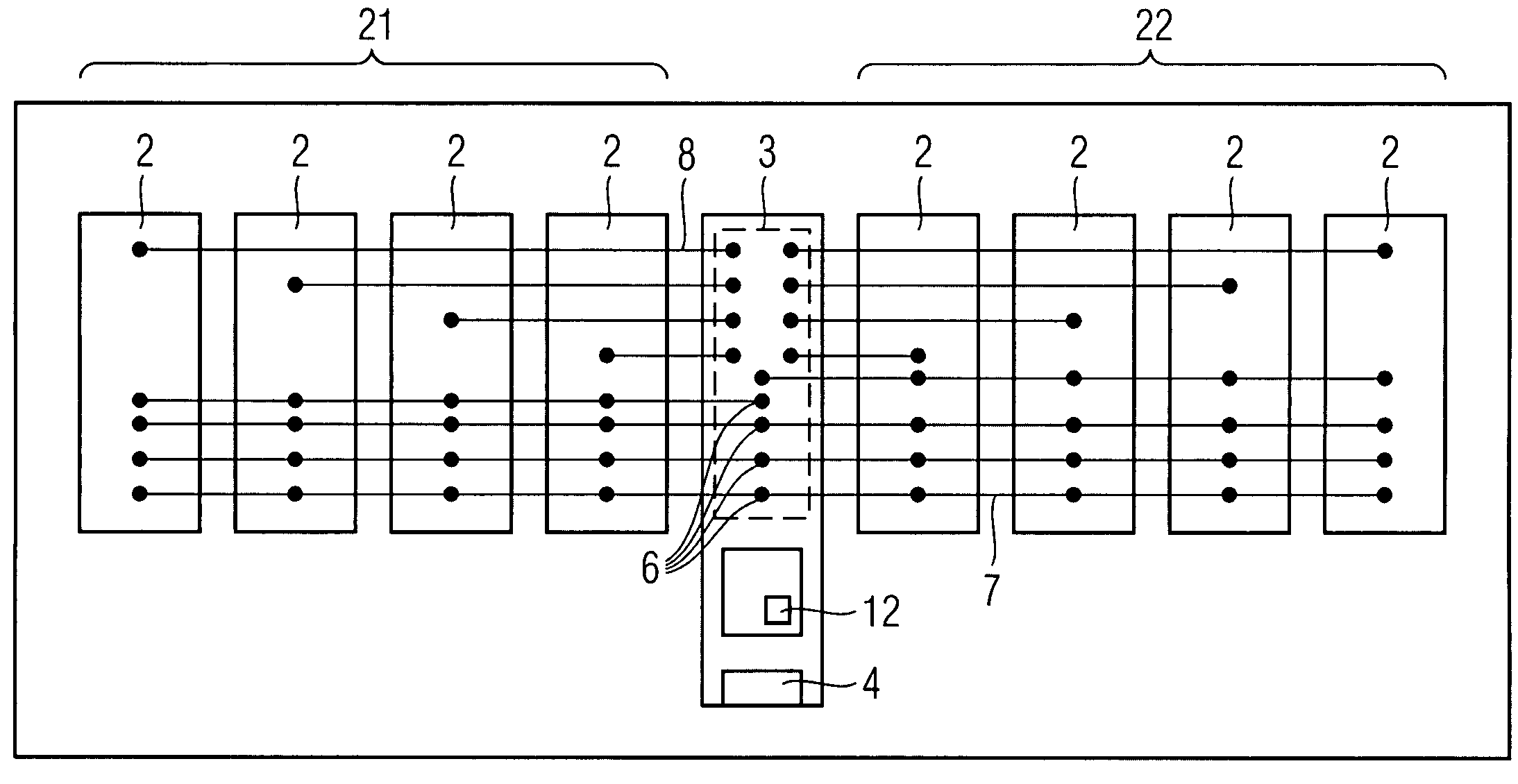 Buffer component for a memory module, and a memory module and a memory system having such buffer component