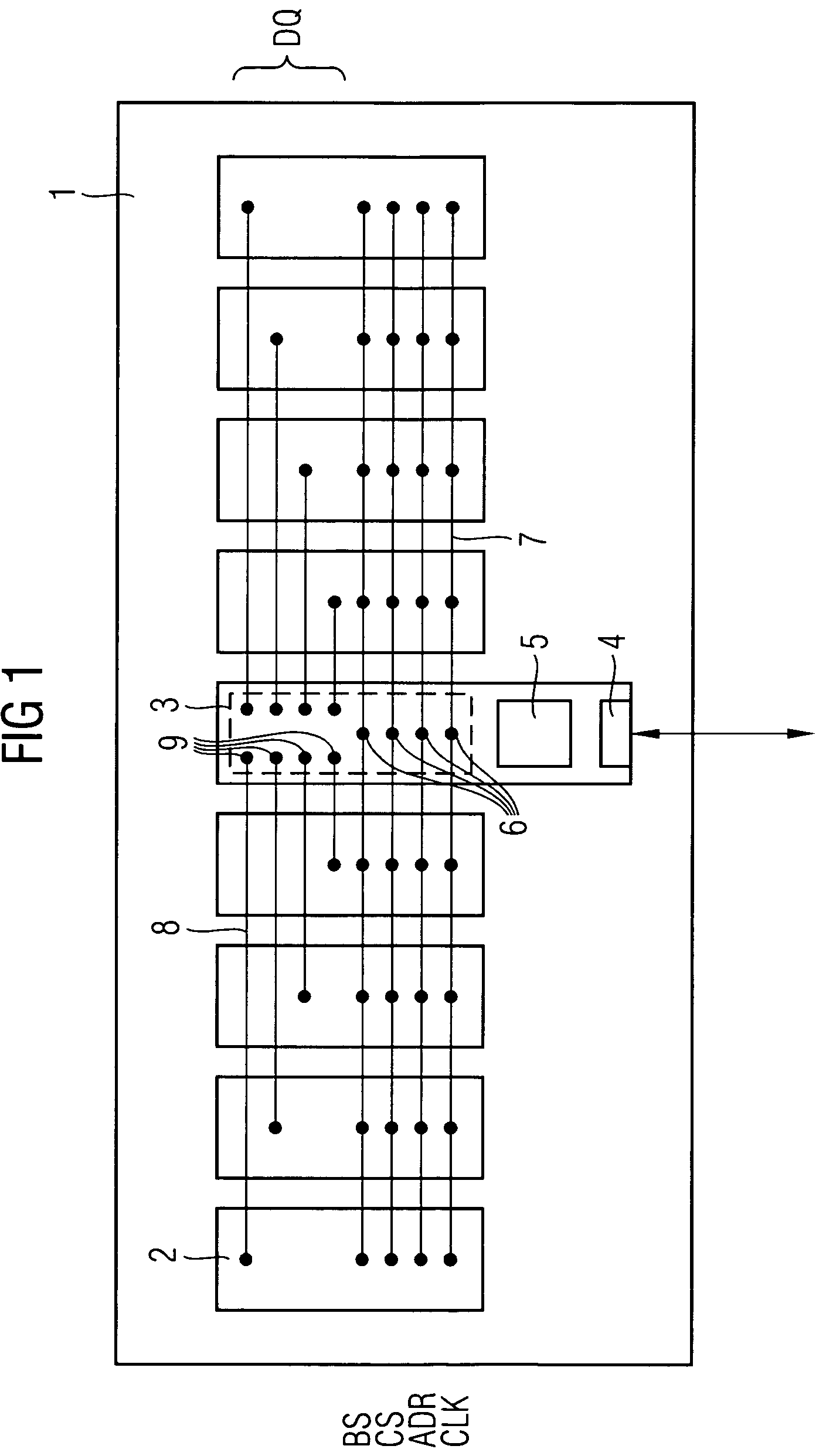 Buffer component for a memory module, and a memory module and a memory system having such buffer component