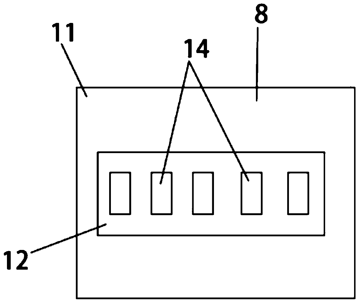 Wall-mounted telescopic bracket for television