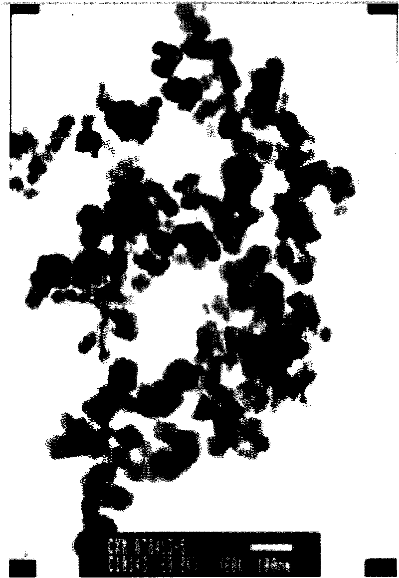 Method for manufacturing nano calcium carbonate from high-concentration carbon dioxide industrial exhaust gases