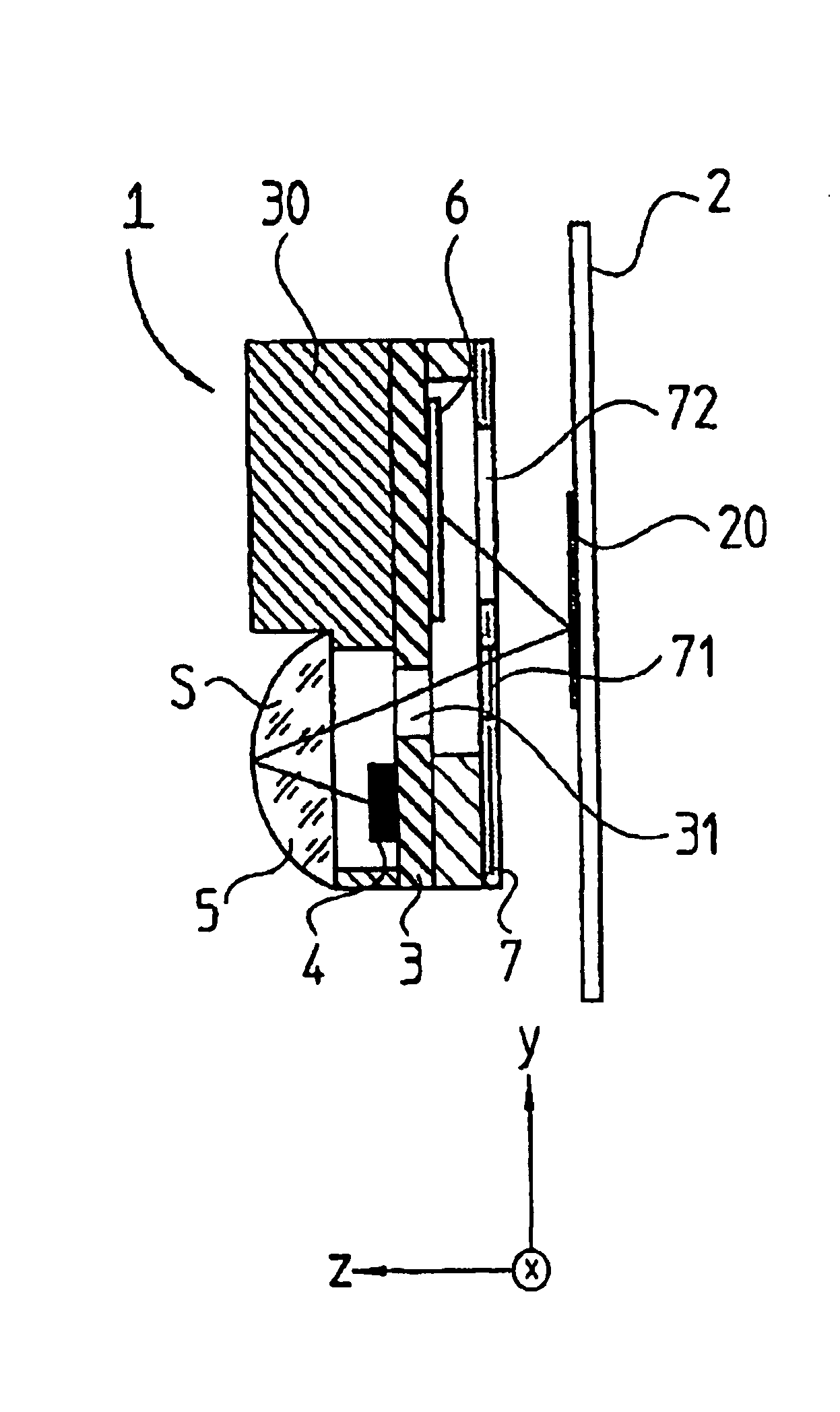 Scanning unit for an optical position measuring device