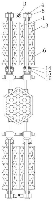 Leg fixing device based on acupuncture treatment