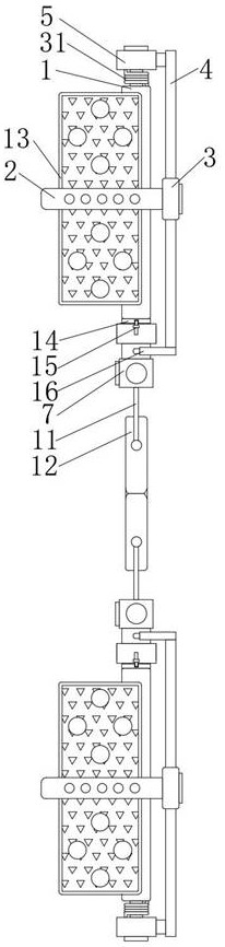 Leg fixing device based on acupuncture treatment