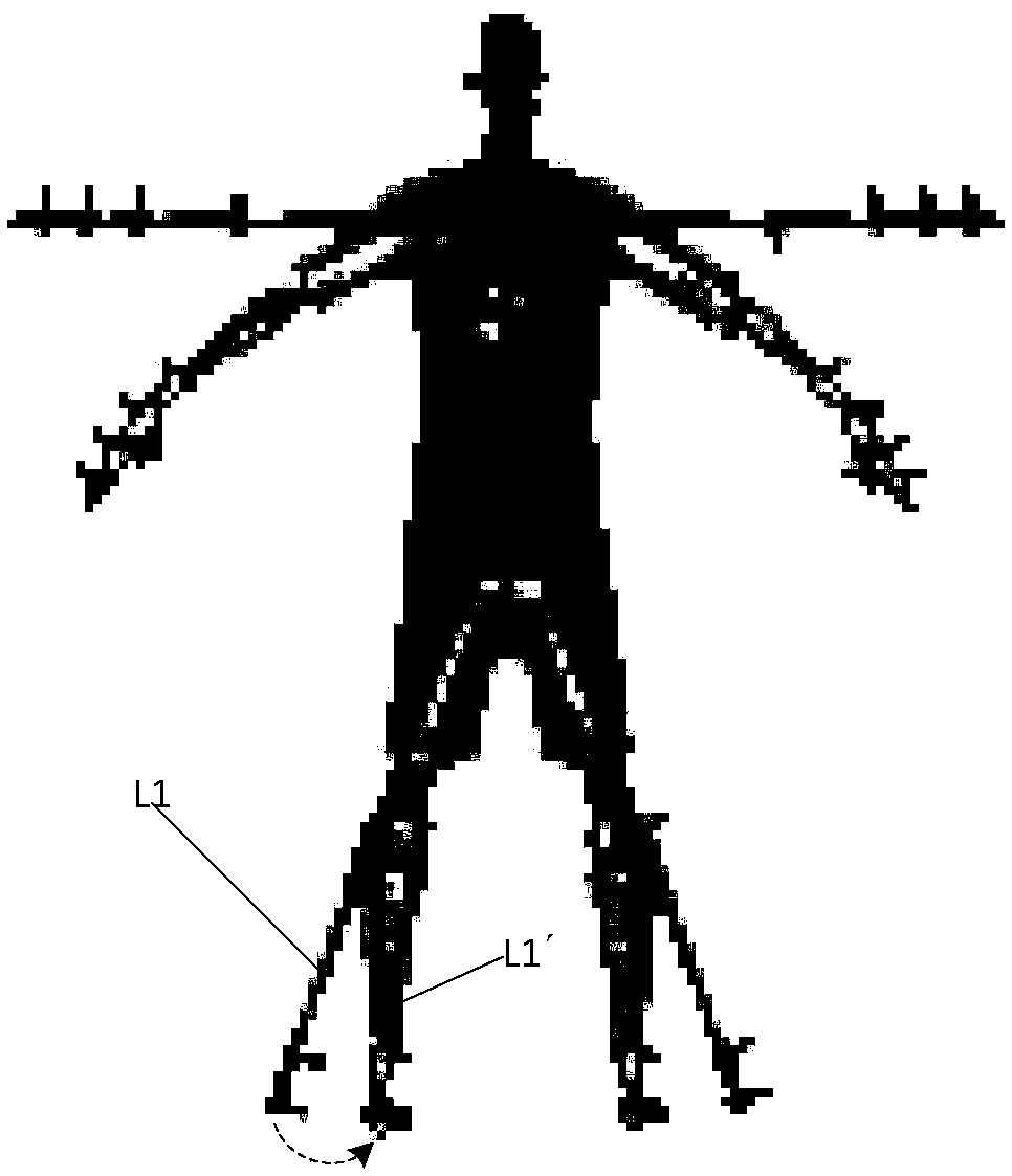 Bone posture computing method, figure virtualization model driving method and storage medium