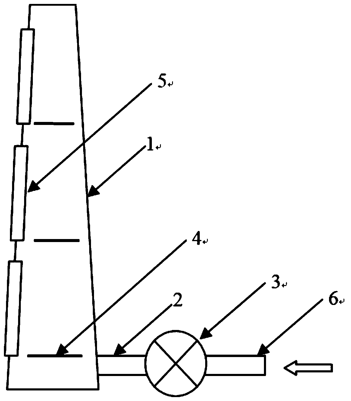 Coal-fired flue gas heavy metal pollutant removal device