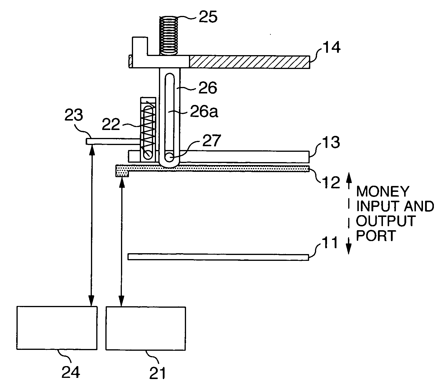 Bill handling machine