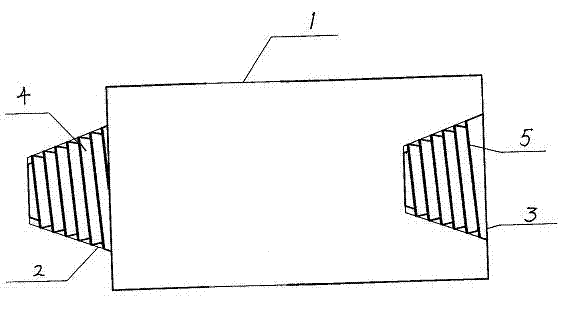 Charcoal electrode specially used in smelting of ferroalloy and preparation method thereof