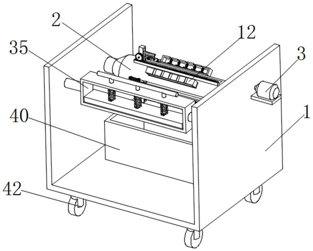 Efficient edge collecting machine for degradable plastic film production and degradable plastic film production process