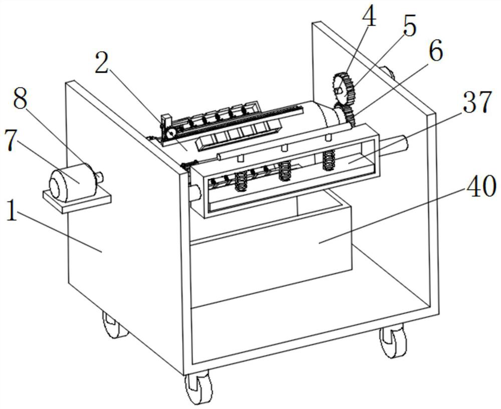 Efficient edge collecting machine for degradable plastic film production and degradable plastic film production process