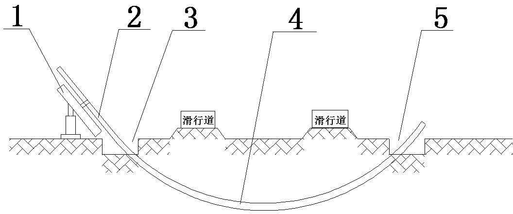 Real-time monitoring method for displacement of underground deep-layer soil body