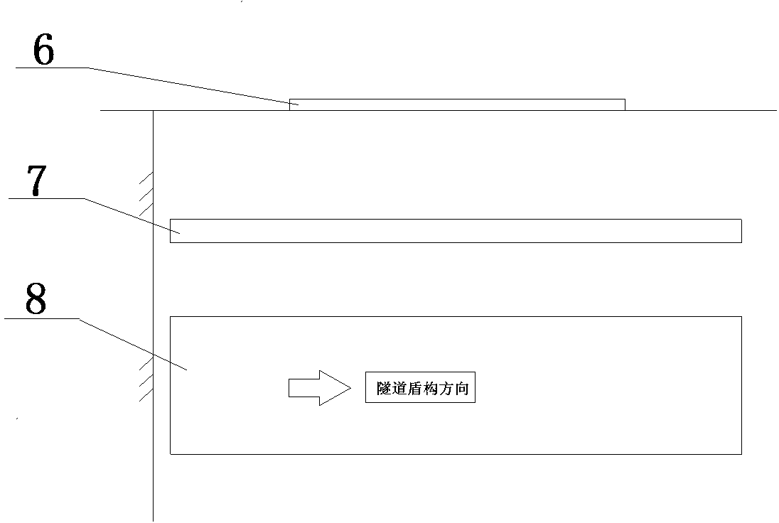 Real-time monitoring method for displacement of underground deep-layer soil body