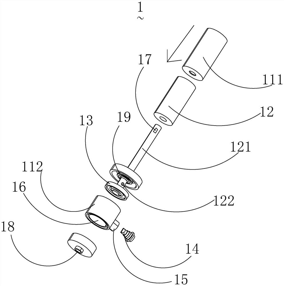 Water pump, tooth cleaning device, pump body device and water pumping method