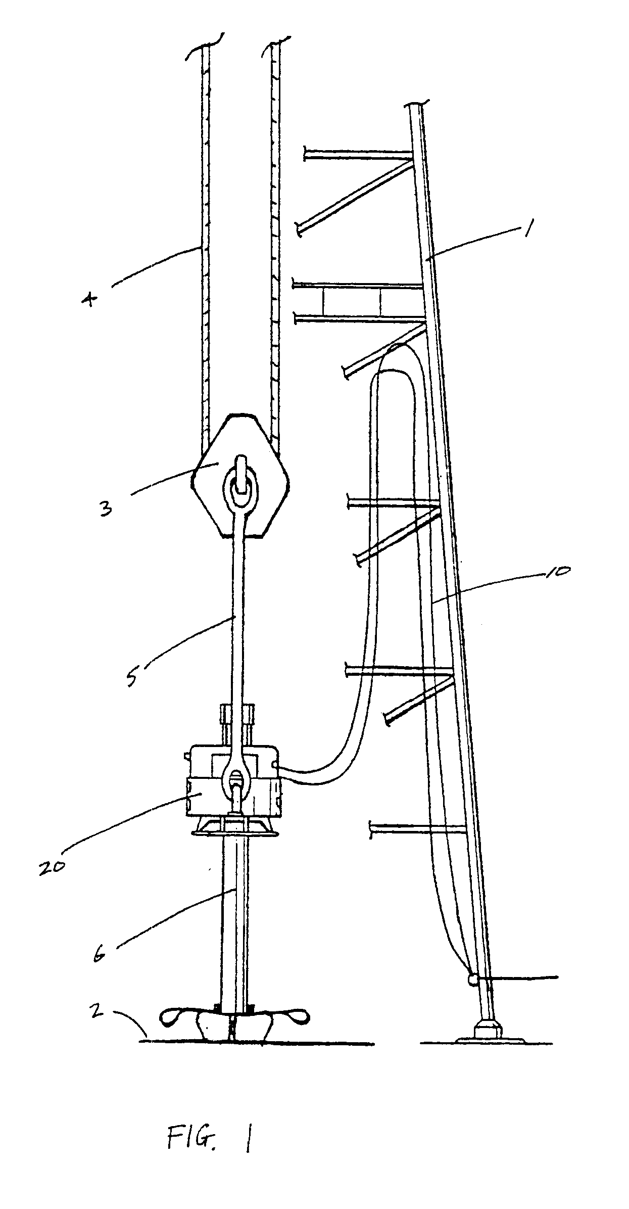 Remote sensor for determining proper placement of elevator slips