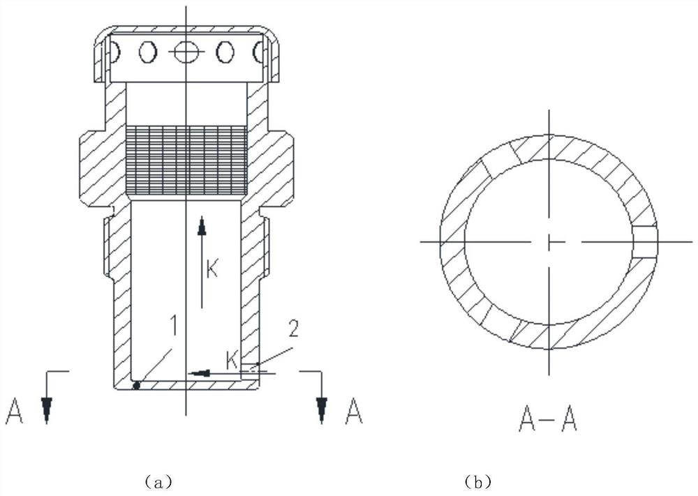 Ventilating device with oil preventing function