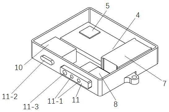 Article monitoring electronic seal system for movable property pledge supervision